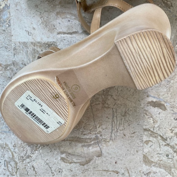 Elegant Sandal Platform Wedge Open Toe Straps Open Toe Classified Size 6 - Picture 5 of 10